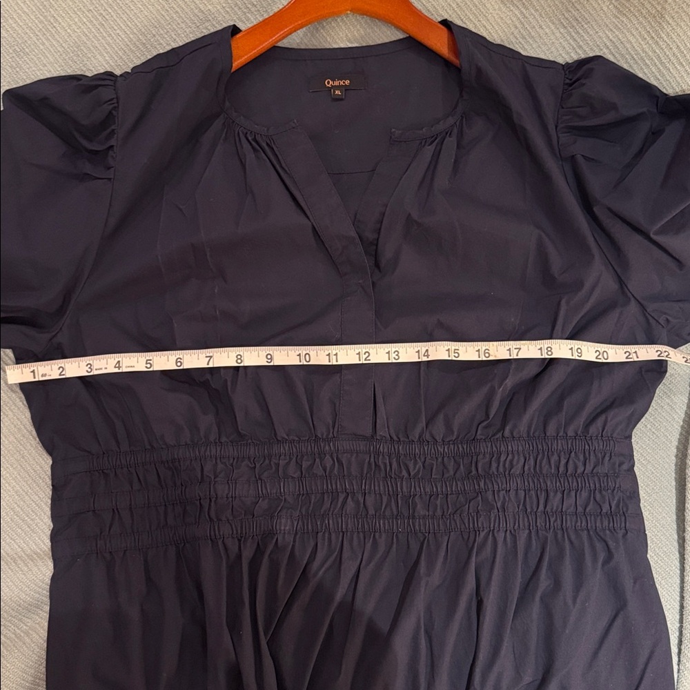 Quince 100% Organic Cotton Poplin Tiered Mini Dress, NWOT , Various - Picture 9 of 9